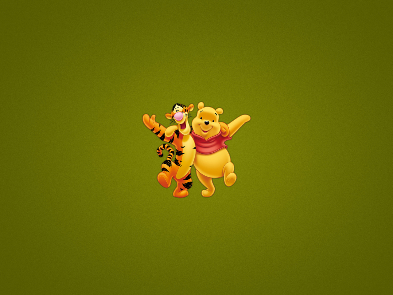 Screenshot №1 pro téma Winnie The Pooh And Tiger 1280x960