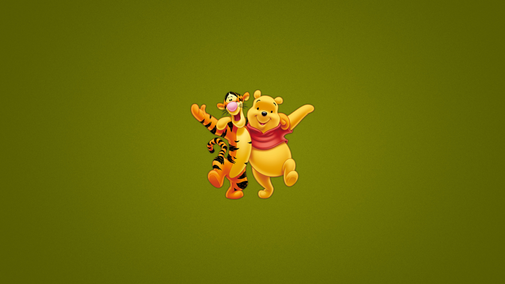 Sfondi Winnie The Pooh And Tiger 1920x1080