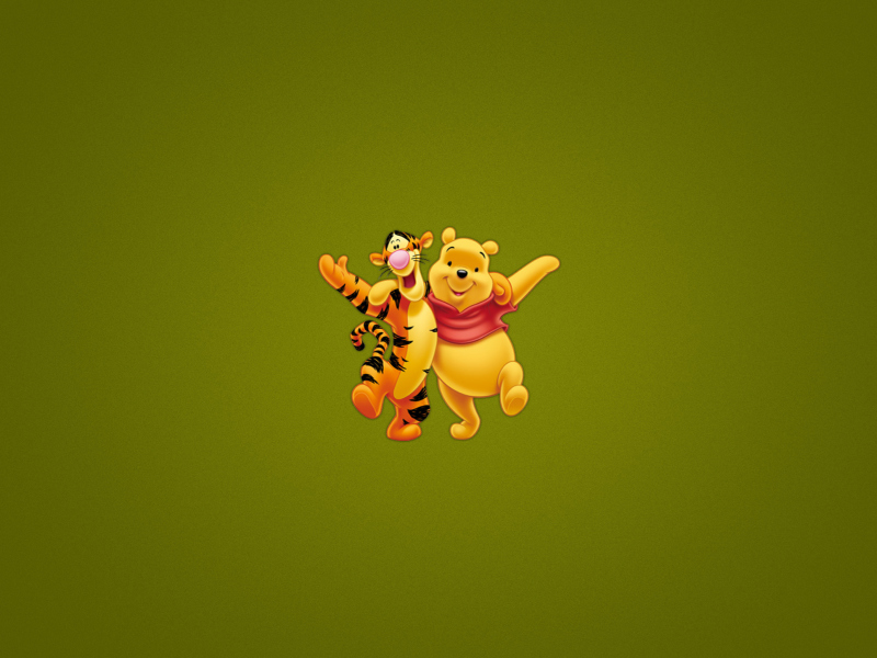 Sfondi Winnie The Pooh And Tiger 800x600