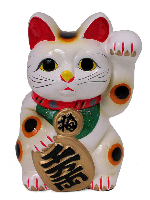 Sfondi Maneki Neko Lucky Cat 480x640