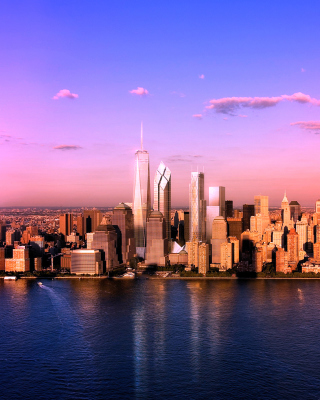 Sea And Skyscrapers - Obrázkek zdarma pro iPhone 6S