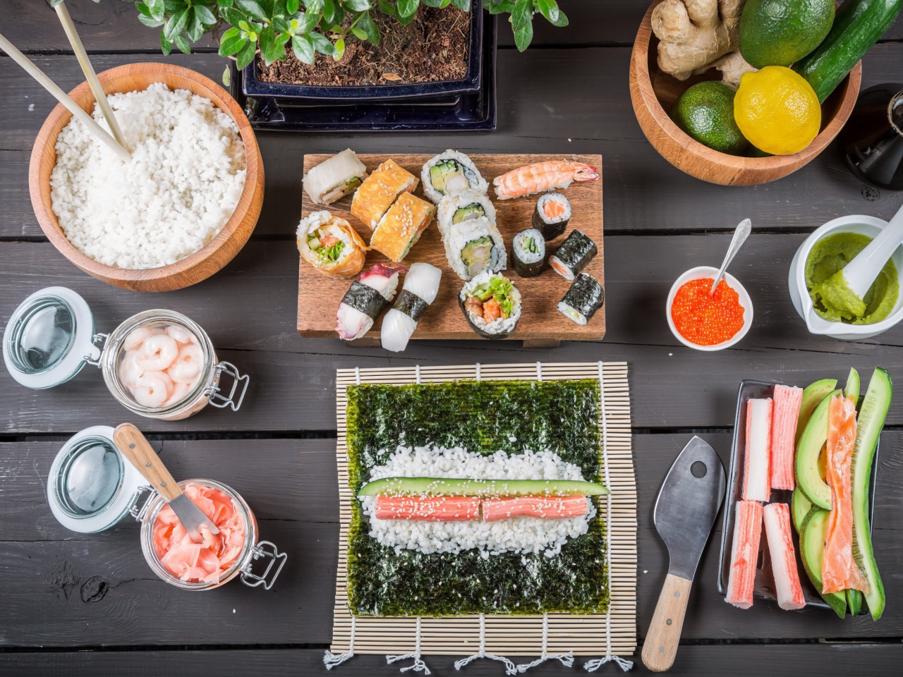 Japanese Sushi wallpaper 1280x960