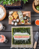 Das Japanese Sushi Wallpaper 128x160