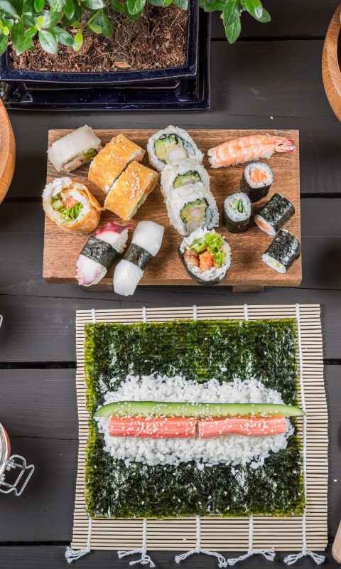 Sfondi Japanese Sushi 480x800