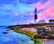 Screenshot №1 pro téma Lighthouse In Portugal 176x144