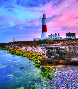 Lighthouse In Portugal Wallpaper for 240x320