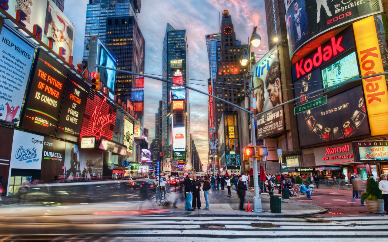 New York City Times Square wallpaper 1280x800