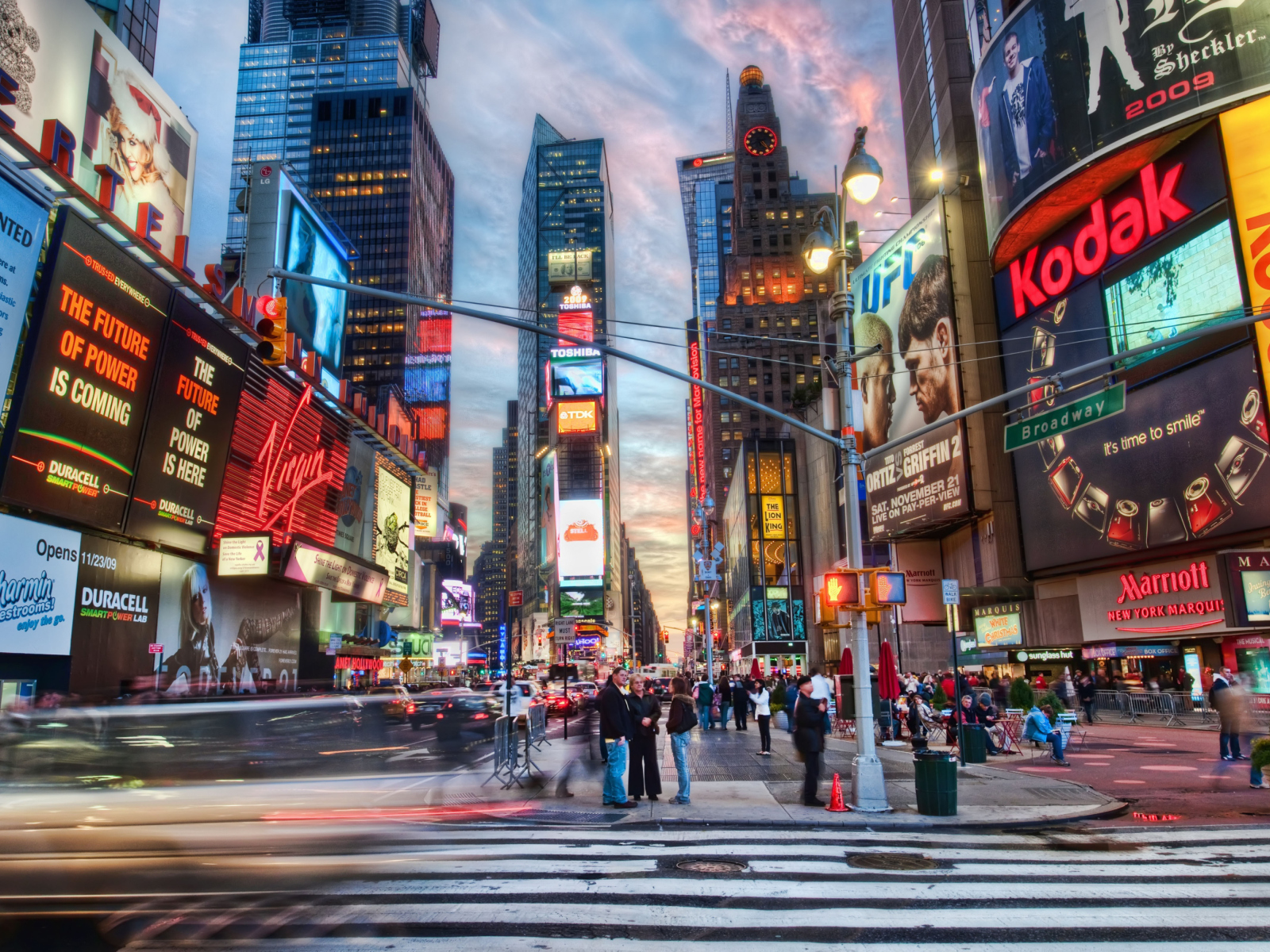 Das New York City Times Square Wallpaper 1600x1200