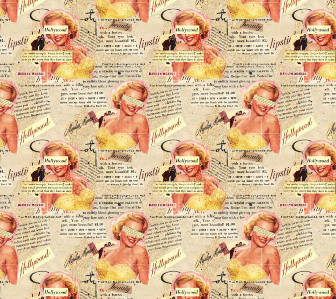 Marilyn Monroe Pattern screenshot #1 1080x960