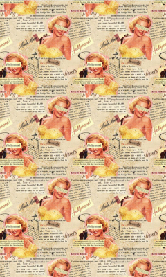 Marilyn Monroe Pattern wallpaper 240x400