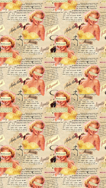 Fondo de pantalla Marilyn Monroe Pattern 360x640