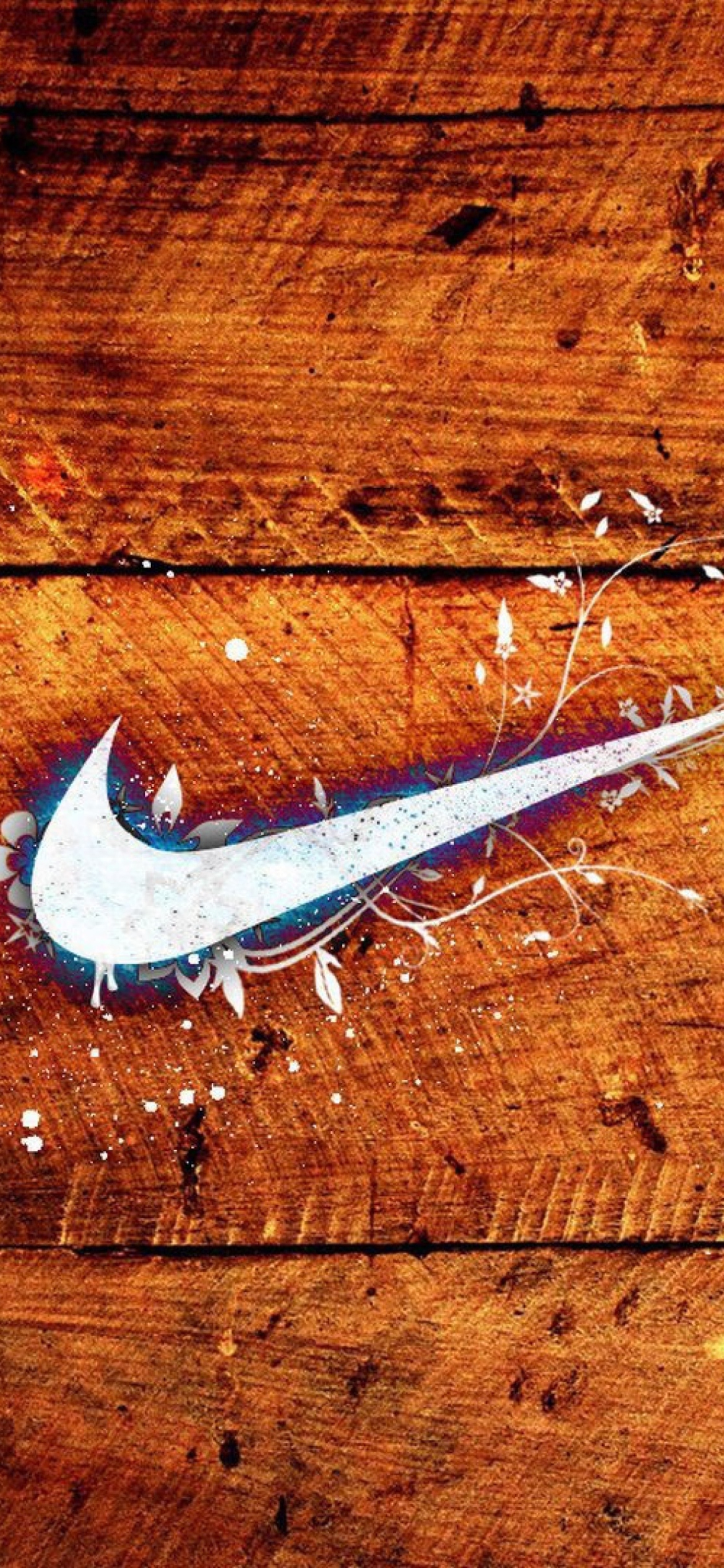 Wooden Nike Logo screenshot #1 1170x2532