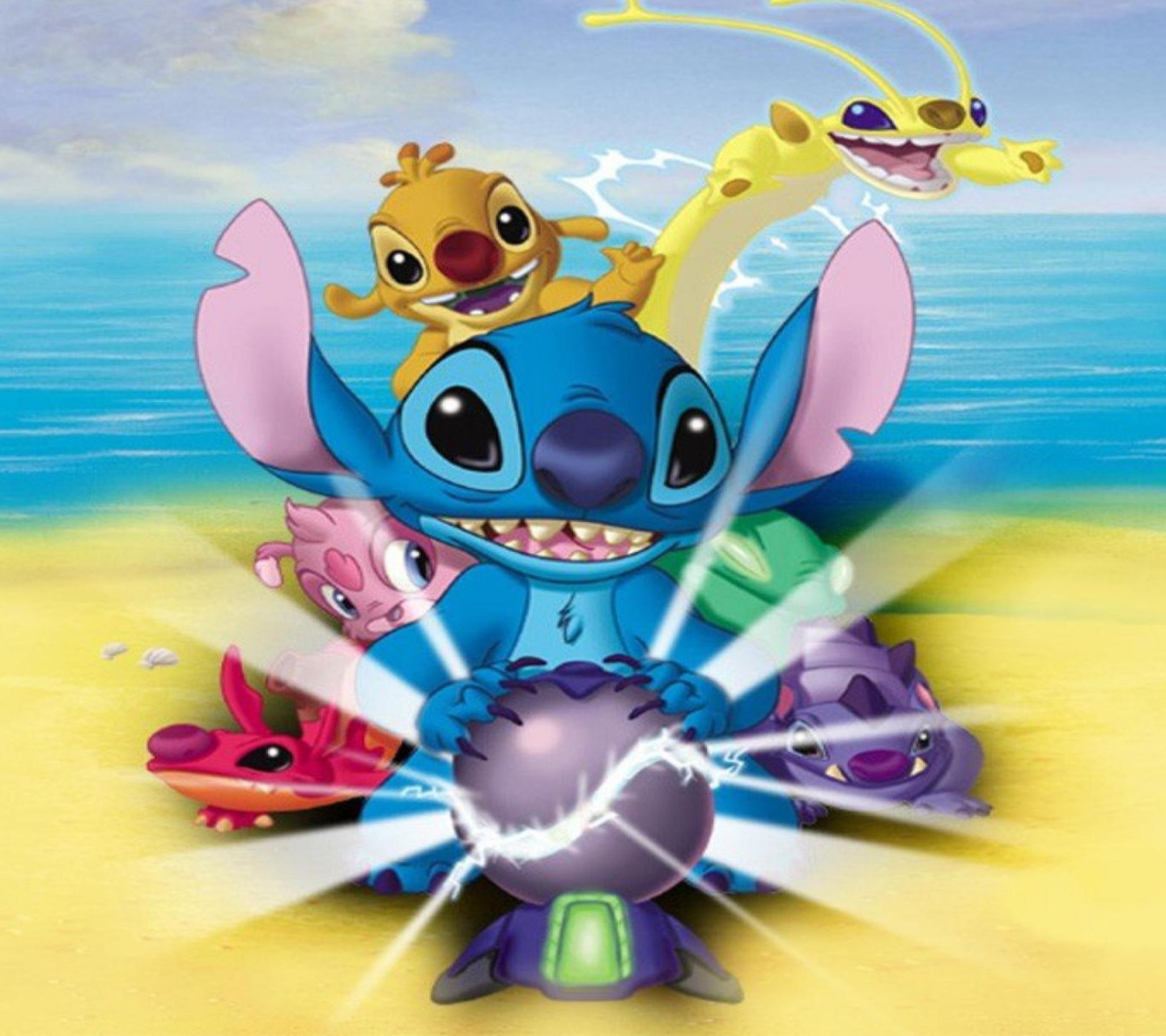 Fondo de pantalla Lilo And Stitch 1440x1280