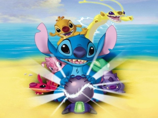 Обои Lilo And Stitch 320x240