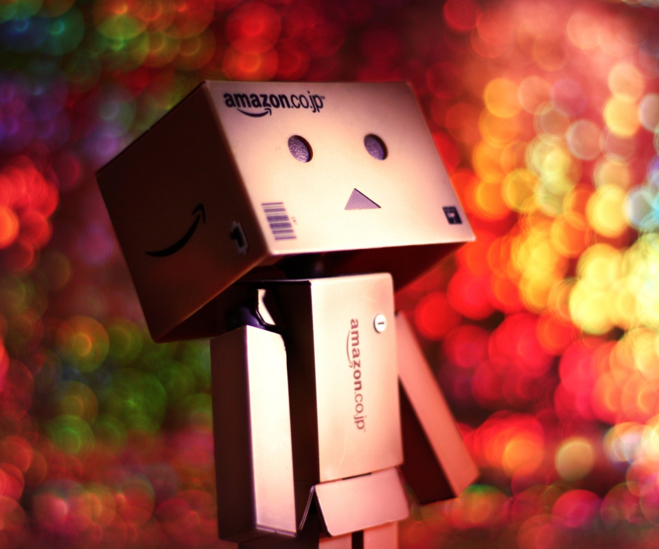 Fondo de pantalla Danbo And Magical Bokeh 960x800