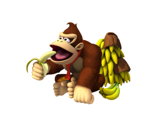 Donkey Kong Computer Game wallpaper 320x240