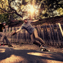 Skateboarding wallpaper 128x128