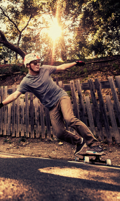 Das Skateboarding Wallpaper 240x400