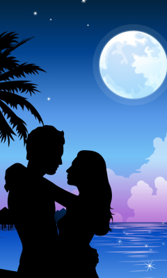 Romantic Paradise wallpaper 240x400