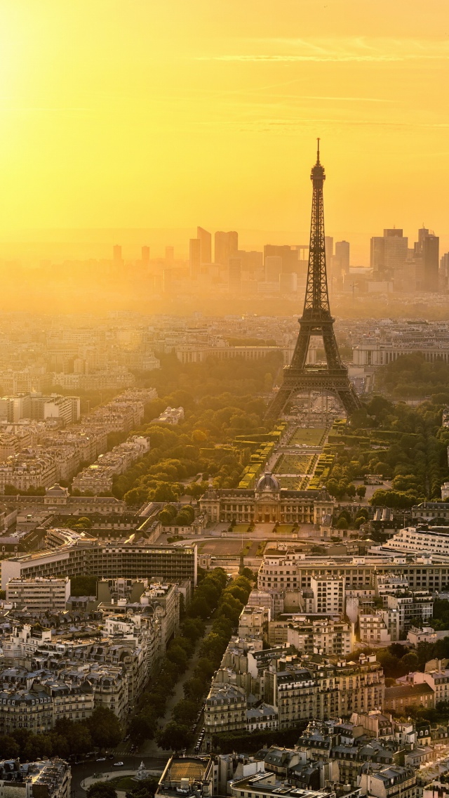 Paris Sunrise wallpaper 640x1136