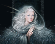 Fondo de pantalla White Fantasy Princess 220x176