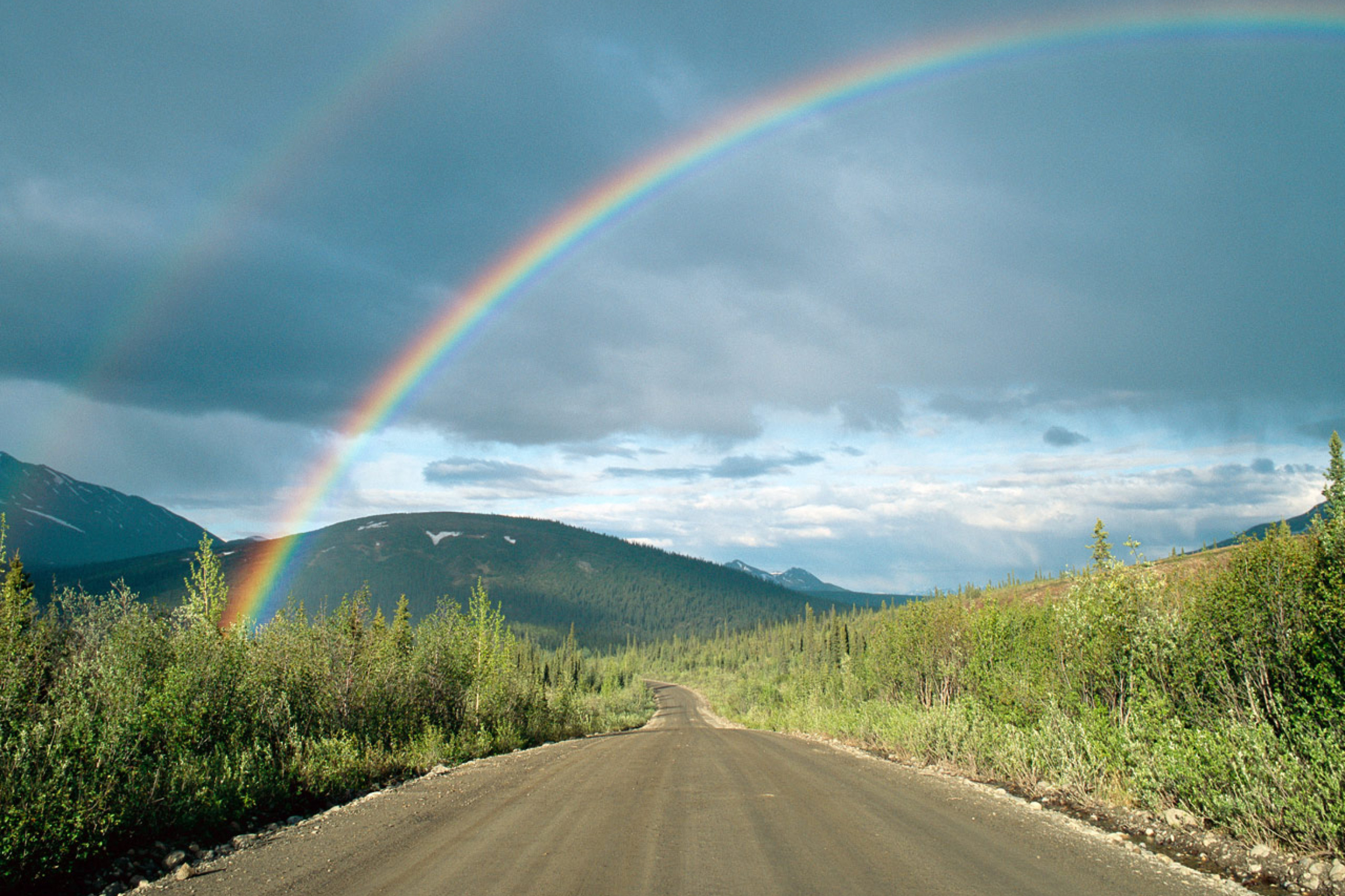 Das Rainbow In Alaska Wallpaper 2880x1920
