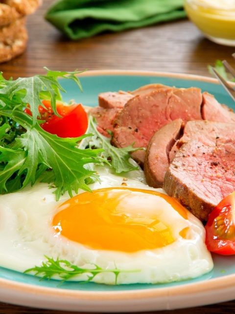 Scrambled eggs and ham screenshot #1 480x640