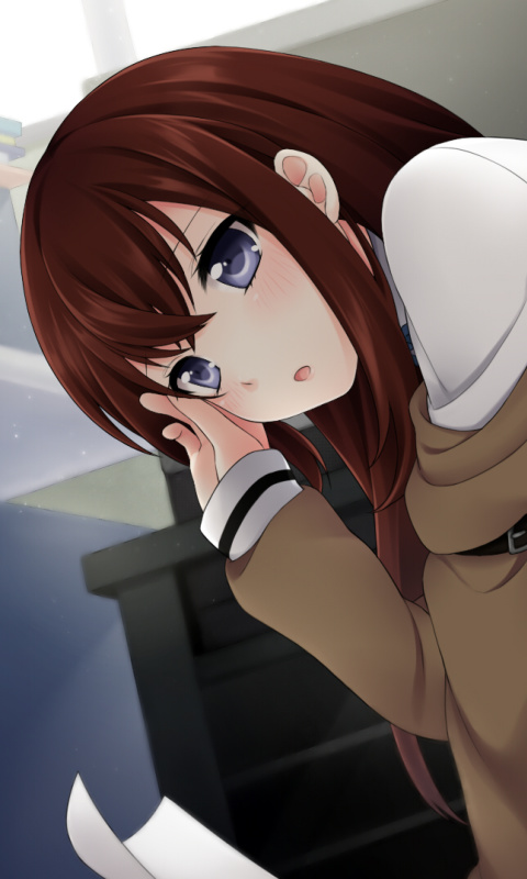 Kurisu Makise, Steins Gate screenshot #1 480x800