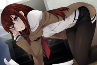Kurisu Makise, Steins Gate Background for Android, iPhone and iPad