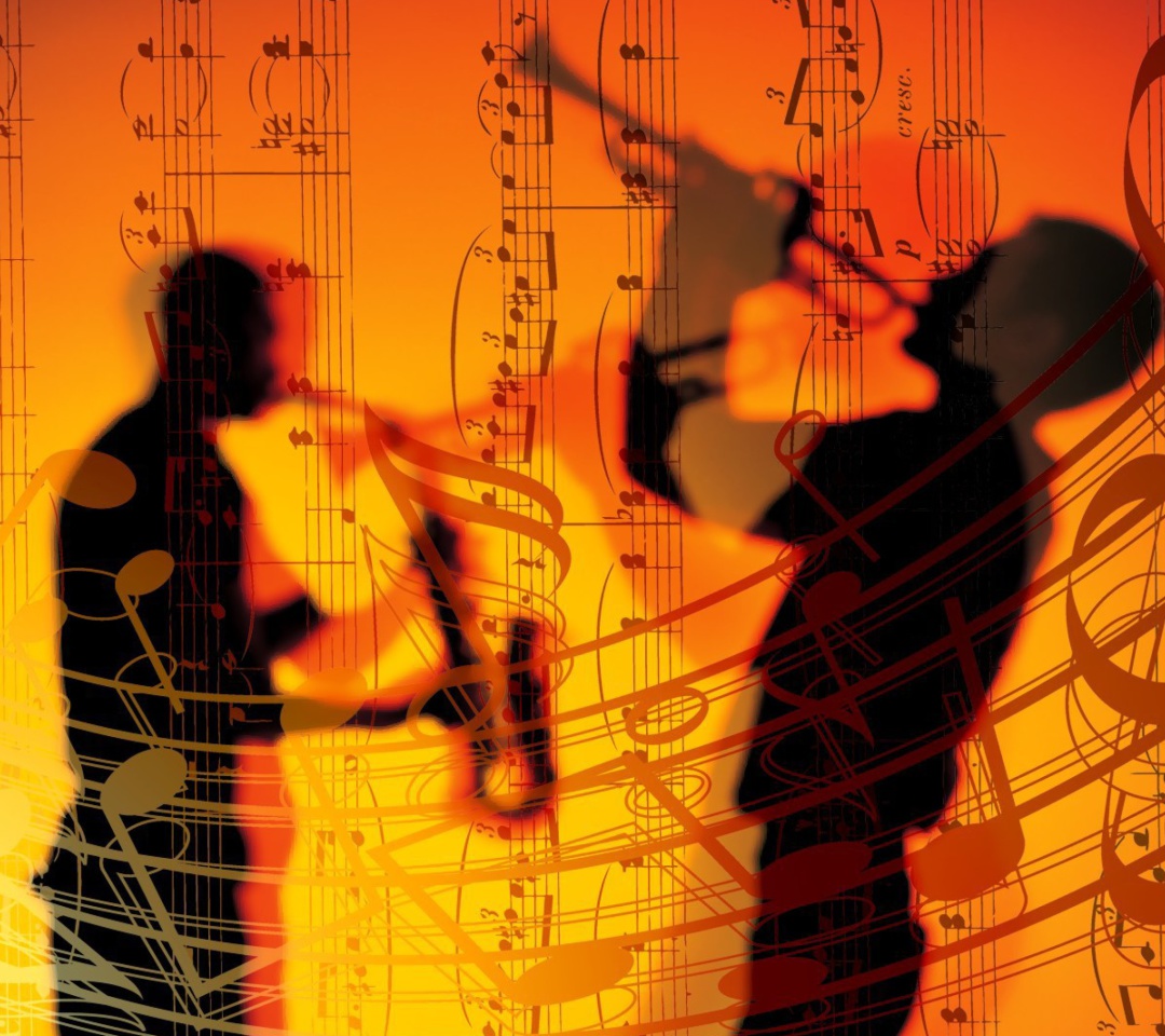 Das Jazz Duet Wallpaper 1080x960