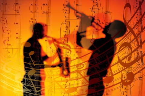 Jazz Duet wallpaper 480x320
