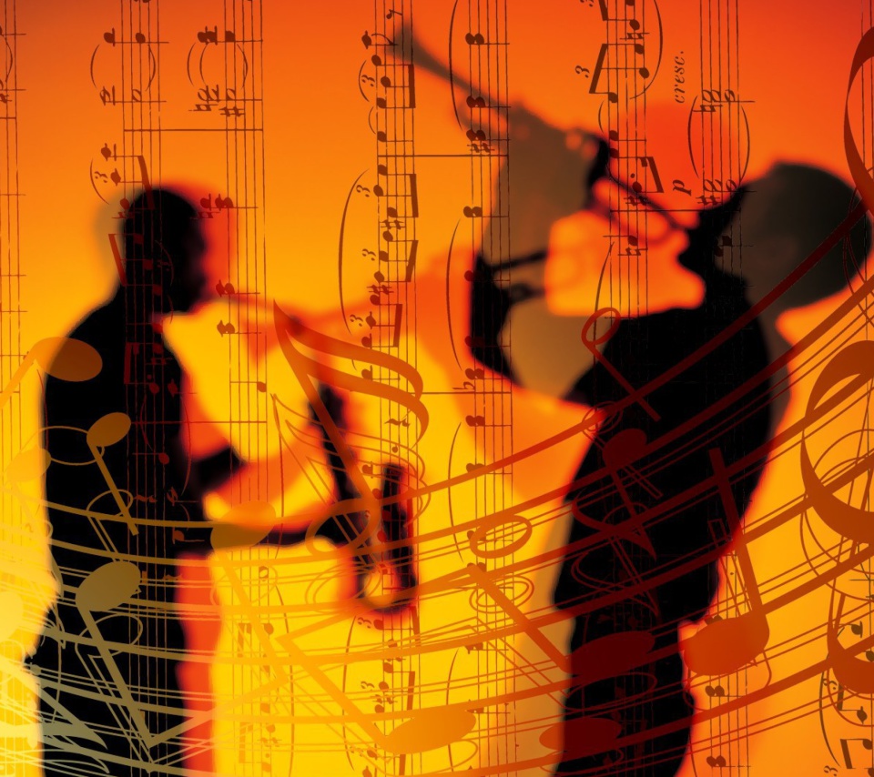 Das Jazz Duet Wallpaper 960x854