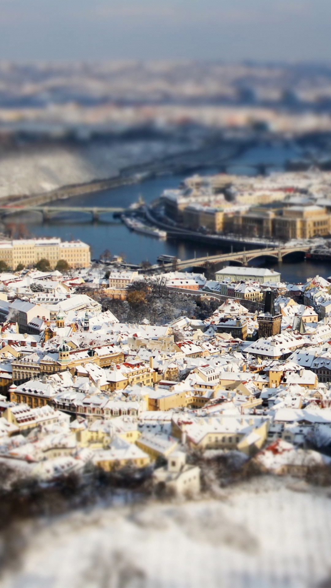 Das Panoramic View Of Prague Wallpaper 1080x1920