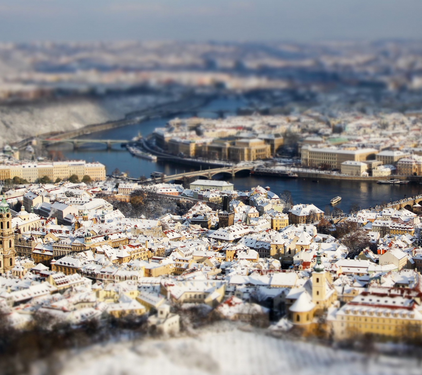 Screenshot №1 pro téma Panoramic View Of Prague 1440x1280