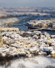 Fondo de pantalla Panoramic View Of Prague 176x220