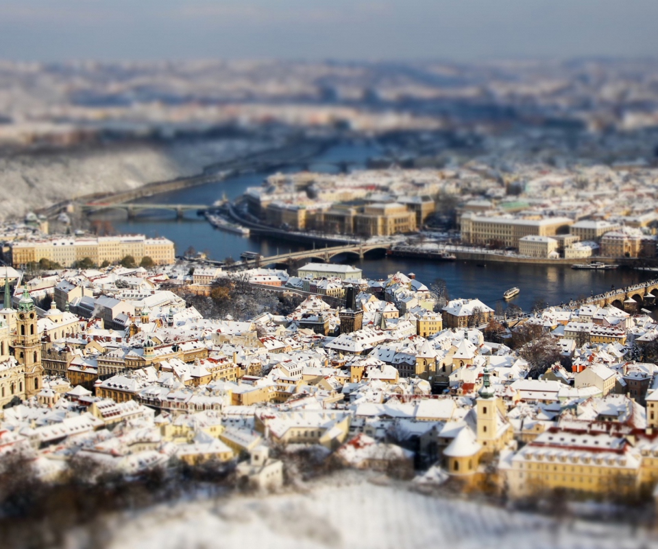 Обои Panoramic View Of Prague 960x800
