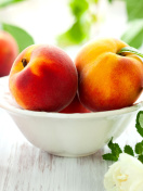 Das Nectarines and Peaches Wallpaper 132x176