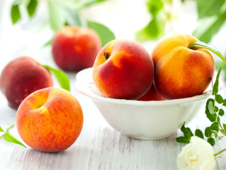 Nectarines and Peaches wallpaper 320x240