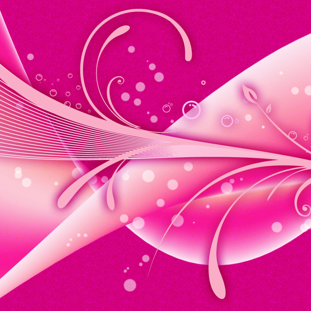 Fondo de pantalla Pink Design 1024x1024