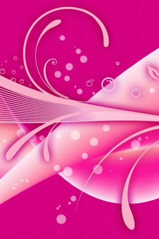 Screenshot №1 pro téma Pink Design 320x480