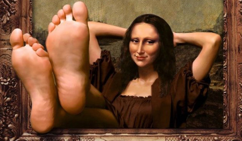Das Art Parodies - Mona Lisa Wallpaper 1024x600