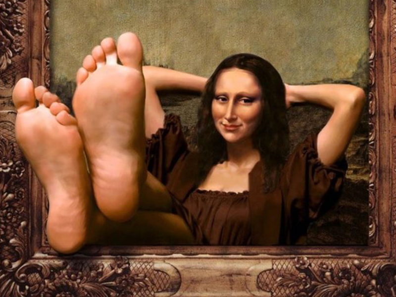 Das Art Parodies - Mona Lisa Wallpaper 800x600