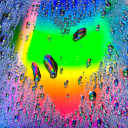 Screenshot №1 pro téma Heart of Water Drops 128x128