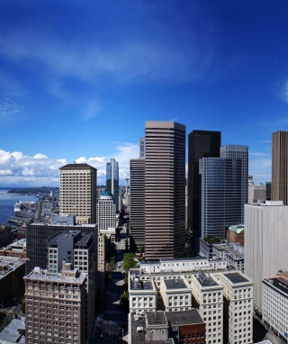 Seattle Town - Obrázkek zdarma pro 132x176