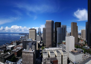 Seattle Town - Obrázkek zdarma pro HTC Hero