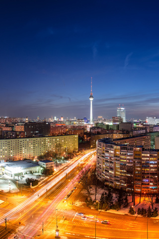 Обои Berlin City Center 320x480