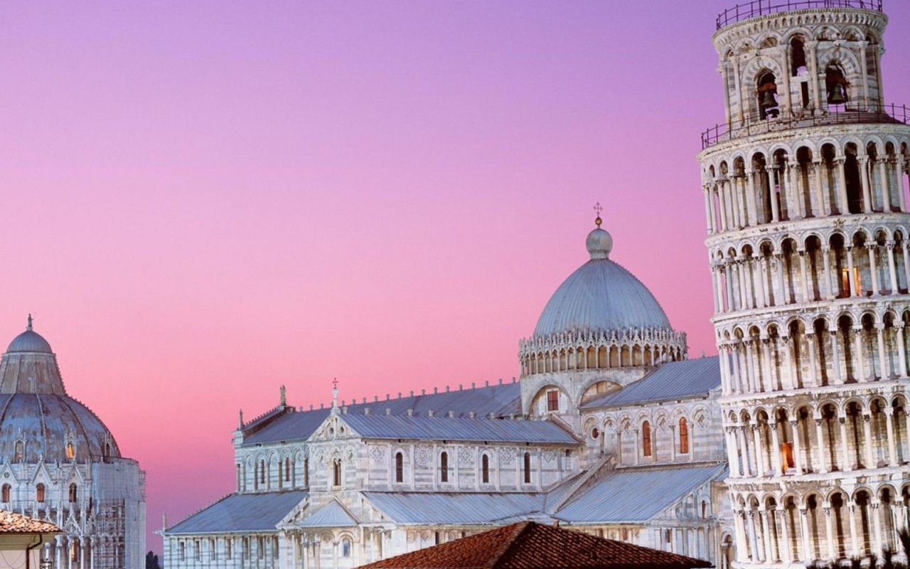 Fondo de pantalla Tower of Pisa Italy 1280x800