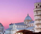 Das Tower of Pisa Italy Wallpaper 176x144