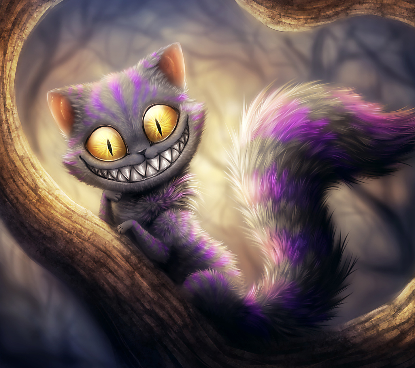 Fondo de pantalla Cheshire Cat 1440x1280