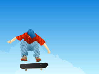 Das Skater Boy Wallpaper 320x240